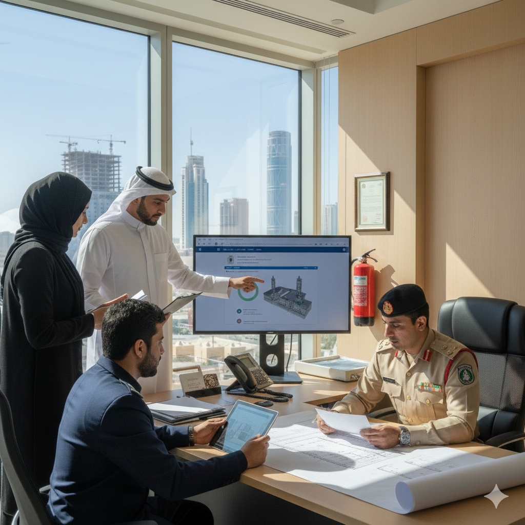 ترخيص الدفاع المدني: الخطوات والإجراءات مع مكتب مصبح عساف للاستشارات السلامة الهندسية