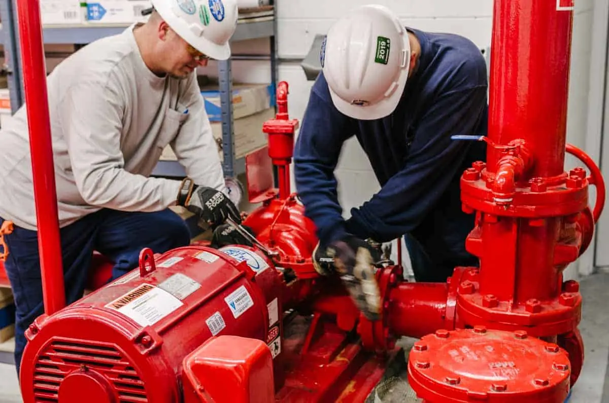 الفحص الدوري لأنظمة الحريق